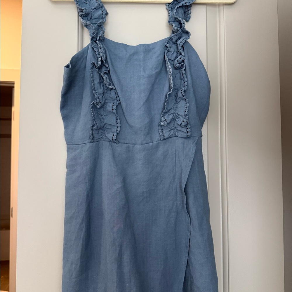 Olivaceous Teal Strappy Romper